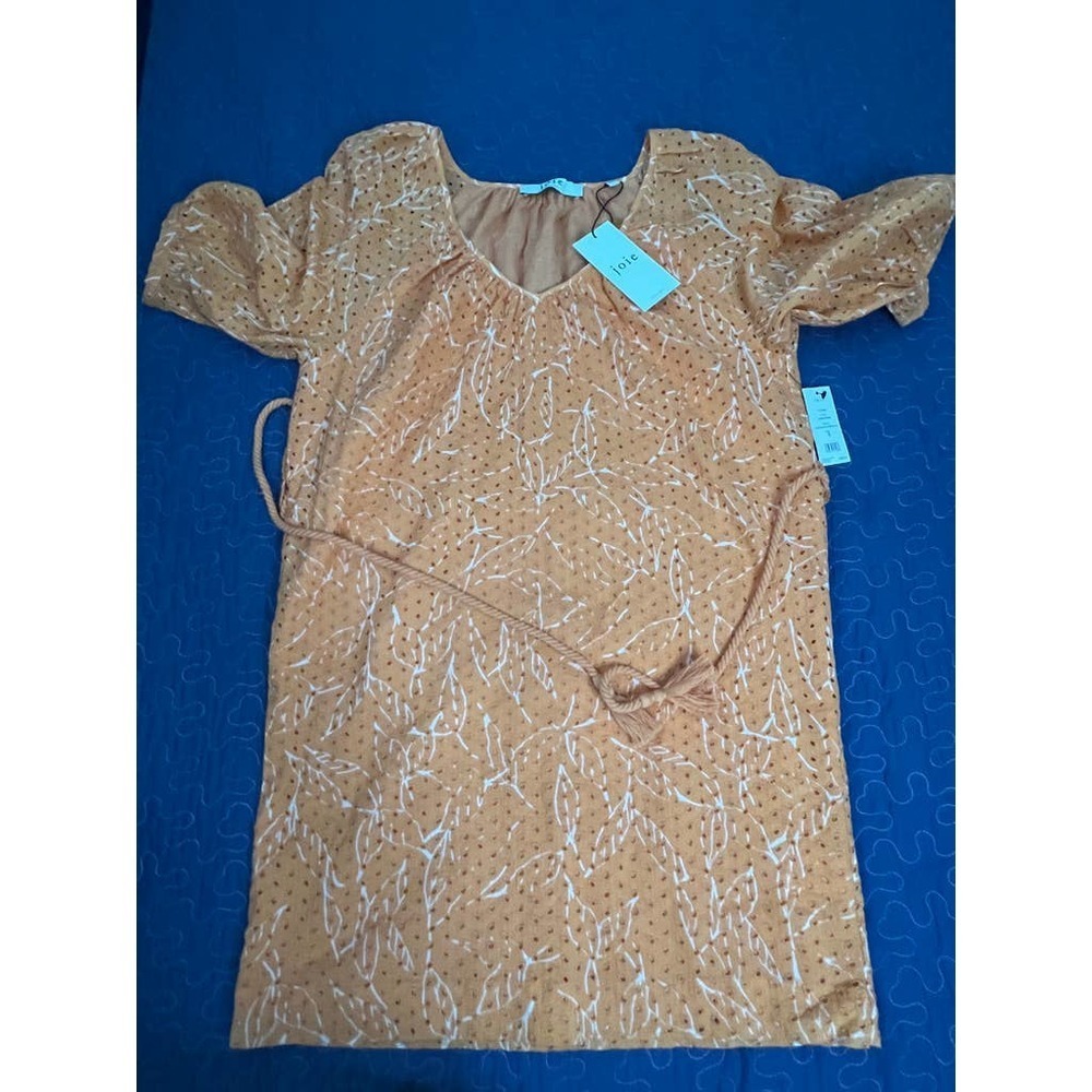 Joie Tillman Mini Cotton Dress Melon Color Size S NWT​​​